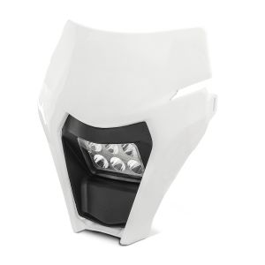 Set LED Scheinwerfer für KTM 450 EXC-F / 530 EXC mit Maske Xdure BK2 weiss_1