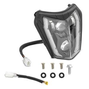 LED headlight compatible with KTM 690 SMC R / Enduro / R 19-24 with E-mark DRL Xdure SW2 DPLB1