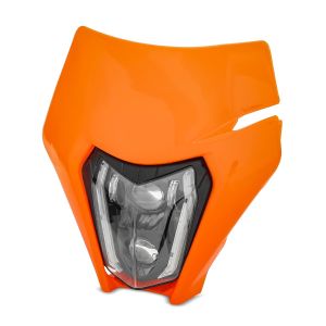 LED Headlight ECE + mask compatible with KTM 530 EXC / 660 SMC XDURE SW2-ORG