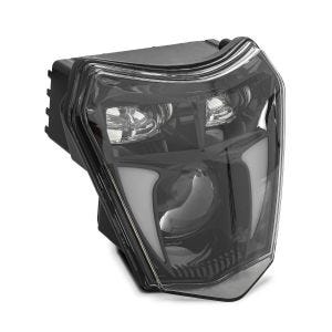 LED headlight compatible with KTM 500 / 450 / 350 / 250 EXC-F with E-mark DRL Xdure SW3