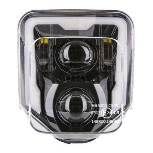 LED headlight compatible with Husqvarna 701 Supermoto 15-24 Main headlight with ECE XDure GP1