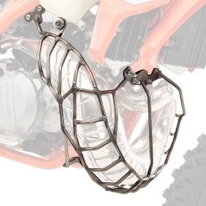 Exhaust Pipe guard compatible with Husqvarna TE 250/ TE 300 20-23 Diffuser Guard XDURE PR21 Inox