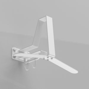 Motorcycle Wardrobe XGP WH2 Helmet wall mount white