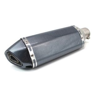 Exhaust muffler Force compatible with Suzuki Gladius 650 Silencer Carbon Look