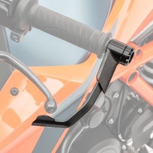 Motorcycle Lever Guard Brake and Clutch Handguard Protection Zaddox X1 Black