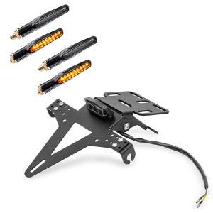 Set Kennzeichenhalter + 4x LED Blinker für Yamaha YZF-R6 / YZF-R3 / YZF-R1 Zaddox KZ4_1