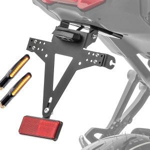 Number plater holder and Sequential LED indicators Set compatible with Yamaha Tracer 9 / GT 21-24 Zaddox