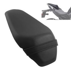Passenger pillon seat compatible with Kawasaki Z 900 17-24 rear passenger seat black
