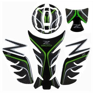 Tank Pad Set compatible with Kawasaki Z 900 17-24 tank sticker Zaddox TPS