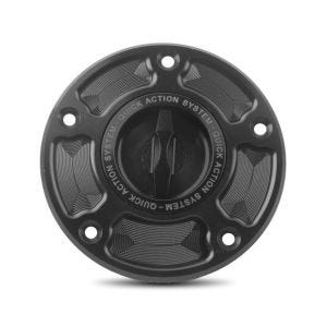 Motorcycle Racing fuel Gas Cap compatible with Suzuki GSX-S 1000 15-24 tank cap Zaddox ZT7 black