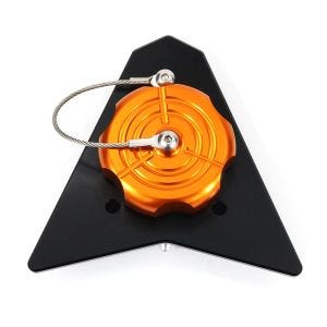 Motorcycle Racing fuel Gas Cap compatible with KTM 690 SMC / R 08-17 tank cap Zaddox ZT13 orange